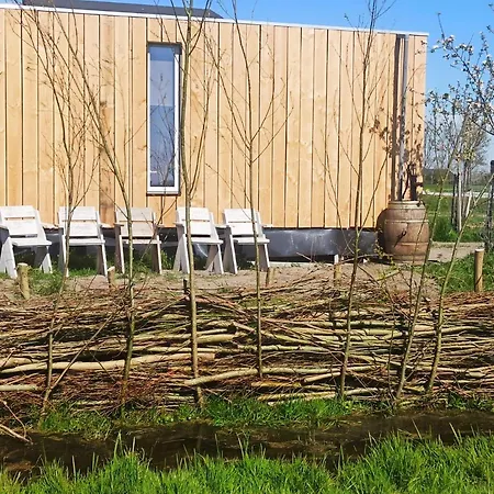 Tiny House Het Polderhuisje Streefkerk Exterior photo